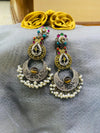 Dual Tone German Brass Chandbali Earrings