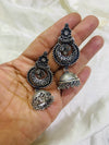 Classic Oxidized Jhumka Earrings