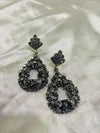 Oxidized Silver Teardrop Earrings – A Blend of Vintage Charm and Modern