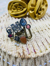 Vintage Multi-Stone Adjustable Ring | Handcrafted Boho Statement Jewelry