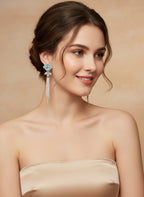 Doublet Stone Diamond Earrings