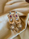 Kashmiri Ruby Jhumka Earrings