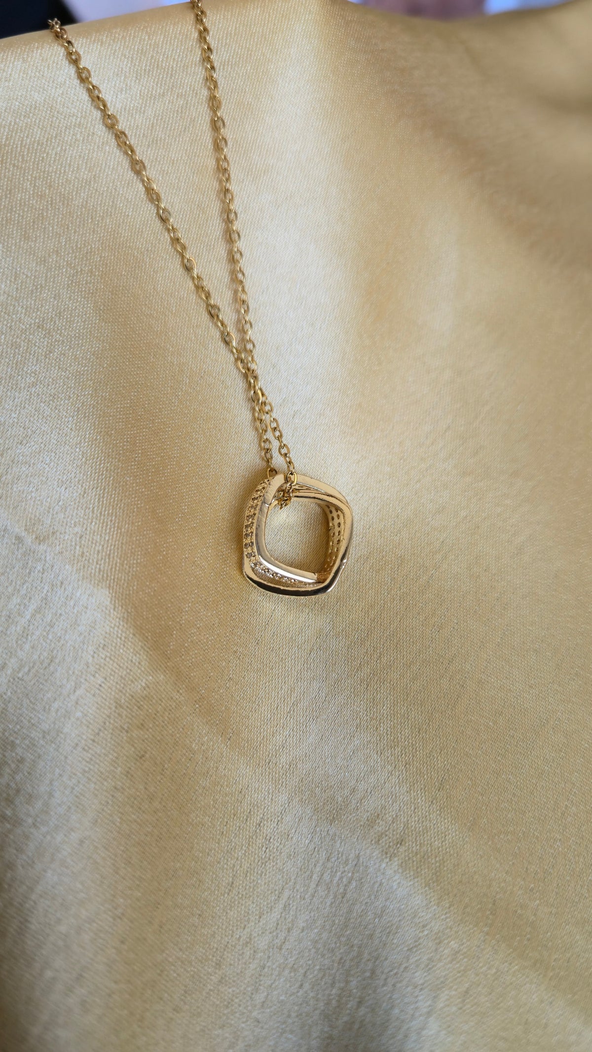 Golden Orbit Charm