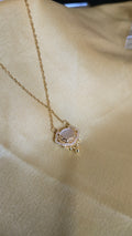 Moonstone Charm Pendant Necklace