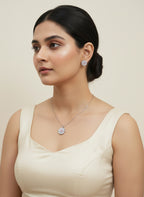 Hot Seller Zirconia Diamond Pendant Set With Ring