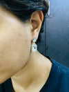 Stone earrings