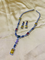 Multi-Color Zirconia Diamond Jewellery Set