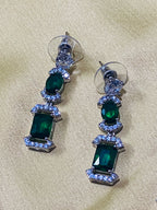 Green Zirconia Diamond Jewellery Set