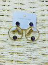 Mother peral earrings