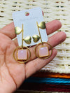 Stone earrings
