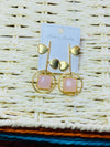 Stone earrings