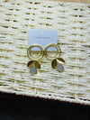 Stone earrings