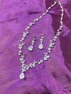 Zirconia Diamond Necklace Set